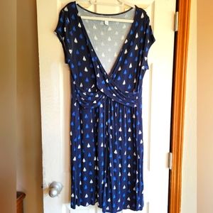 Old Navy NWOT Navy Sailor Skater Dress